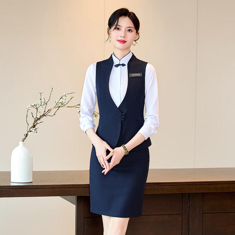 Trueman Women's Navy Blue Professional Apparel