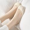 Forefoot Sponge-soled Shock-proof Ice Silk Boat Socks for Women Silicone Non-slip Anti-heel Socks Shallow-cut Invisible Thin High Heel Socks