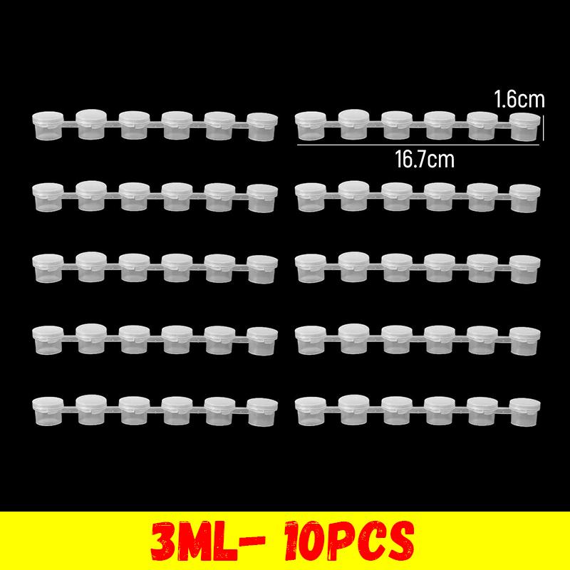 

Mini Paint Cups Boxes Empty Paint Box Pigment Storage Container Strip with Lids for Arts Crafts Painting Drawing Tools Wholesale