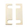 Speaker Link Plates 1Pair, Gold Tone Metal Plates for Binding Post Bridge Use in Home Speaker Systems and Daily Use
