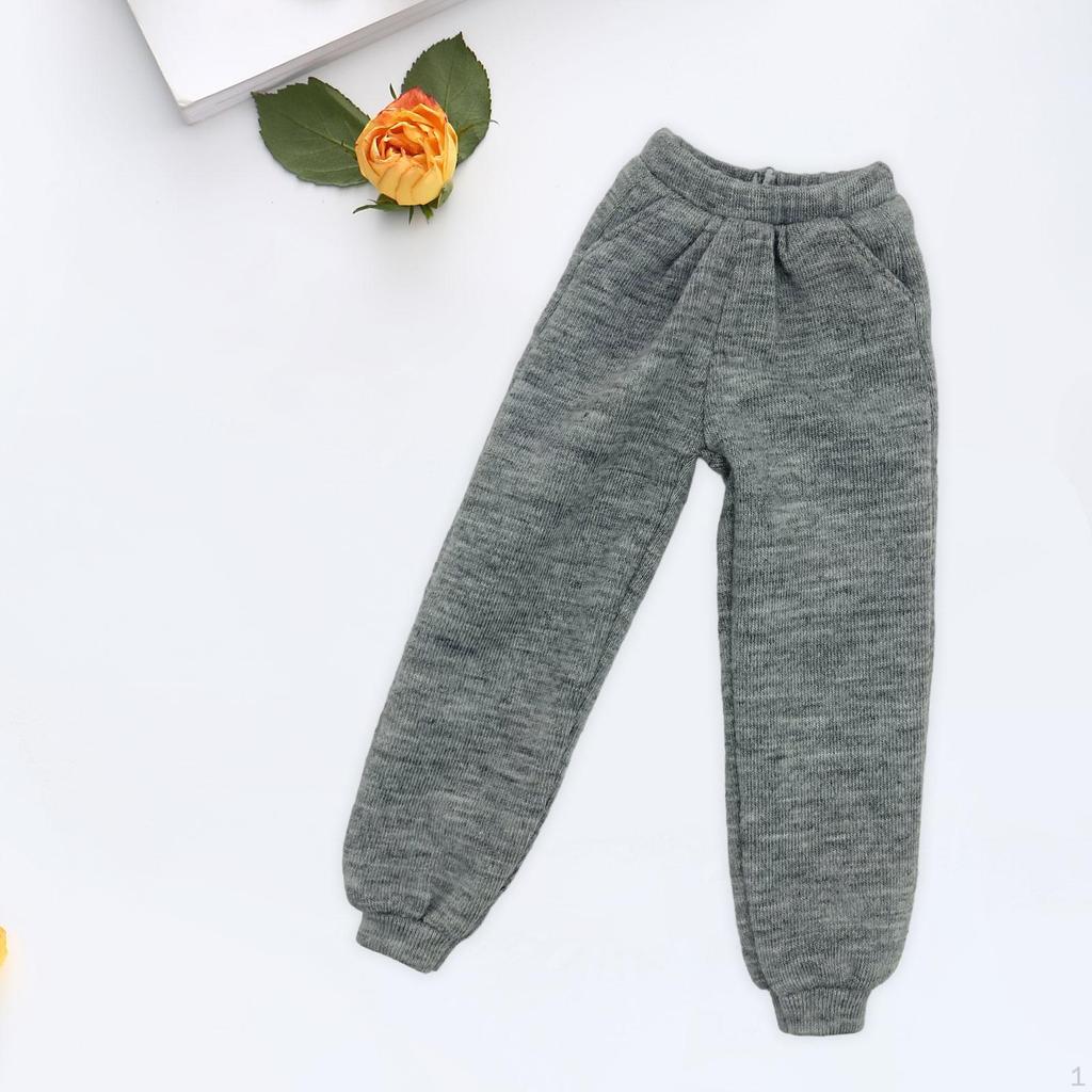 1/6 Doll Pants Miniature Clothing Relaxed Figurines for 12 Inches of Dress