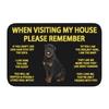 Pet Door Mat Belgian Shepherd Front Floor Door Entrance Mats Outdoor Kitchen Bathroom Doormat Bedroom Carpet Non Slip Floor Rug