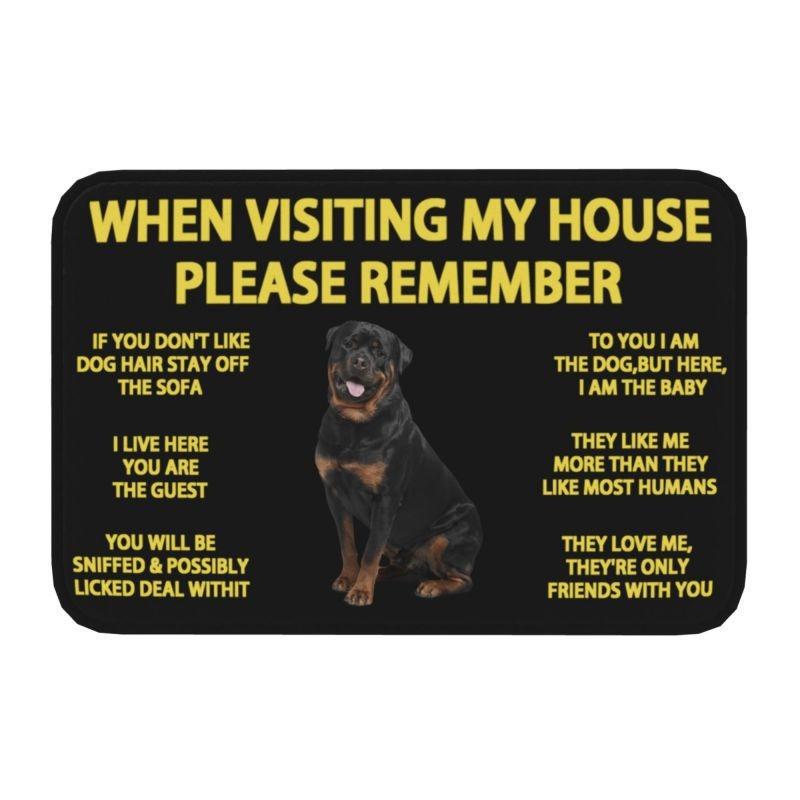 Pet Door Mat Belgian Shepherd Front Floor Door Entrance Mats Outdoor Kitchen Bathroom Doormat Bedroom Carpet Non Slip Floor Rug