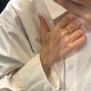 S925 Silver Zodiac Dragon Year Natal Year Dragon Swinging Tail Ring Female Dragon Ring Design Golden Internet Celebrity New Year's Gift