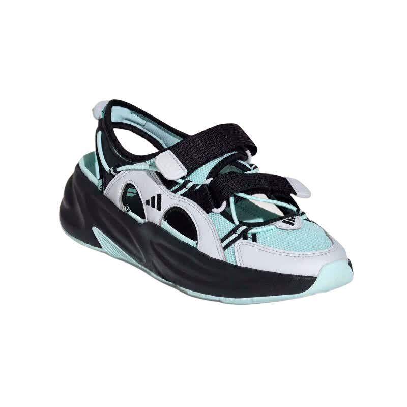 Adidas Ozwave Sandal Comfortable Soft Breathable Balanced Non-Slip Durable Unisex Footwear Blue Black KH5741