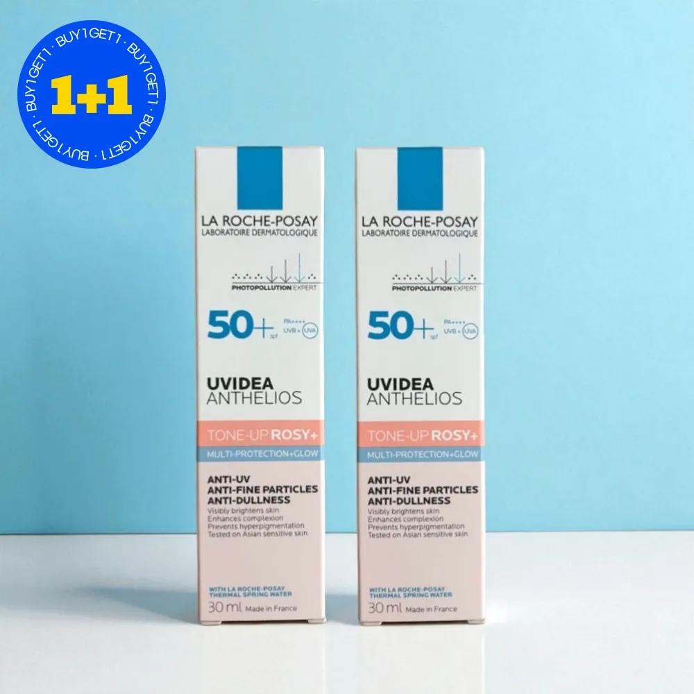 

[1+1] La Roche Posay Tone-Up Sun Cream Uvidea Rosy Glow Vitamin SPF50+ 30ml 2 Pieces