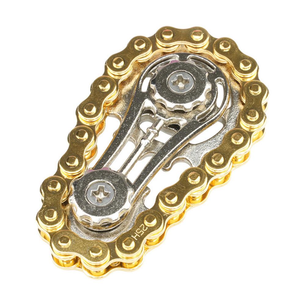 1/2PCS Portable Metal Gear Fidget Spinner Alloy Finger Gyro Stainless Steel Bearing Stress Relief Anti-Anxiety Focus Toy