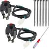 DAOKAI Bike Kill Stop Switch Universal Kill Switch Horn Button Stop 22mm 7/8inch Handlebar