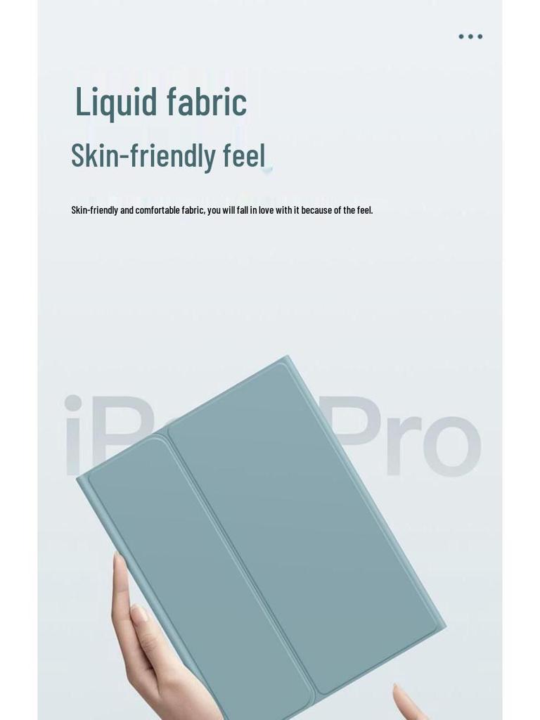 2021 iPad Pro 11 Bluetooth Keyboard Case: Round Keycap, Detachable Magnetic Apple Magic Shell for Air4