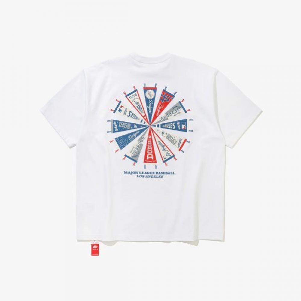 

Футболка New Era MLB La Dodgers Team Flag белого цвета 15147513 S(90)