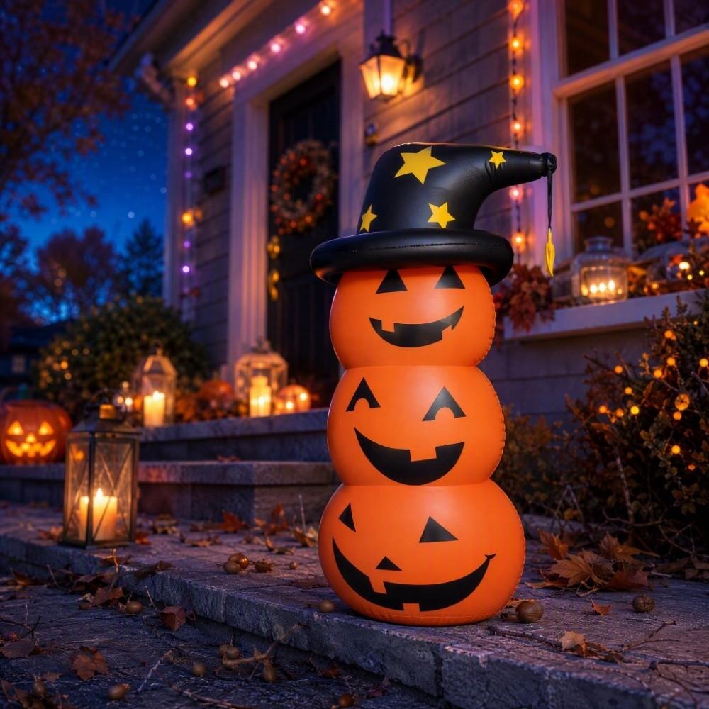 Convenient Ghost Inflatable Model Pumpkin Ghost Stand Up Halloween Balloons Courtyard Festival