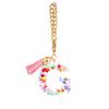Letter Charm Accessories For 1 PCS Cute Initial Keychain Handle Charm For Tumbler For Women Girls