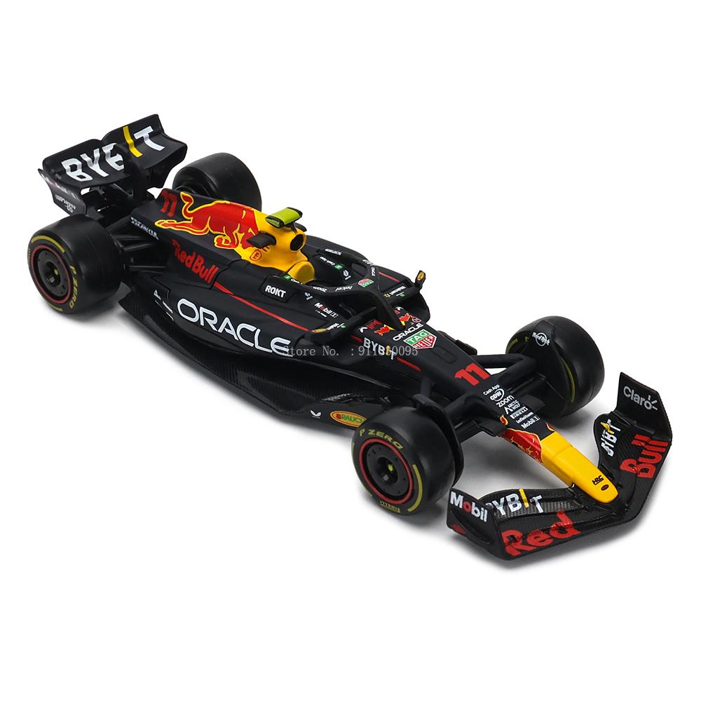 Bburago 1:43 F1 Champion Red Bull Racing Tag Heuer Rb19 #1 Verstappen #11 Perez Alloy Car Die Cast Model Toy Collectible
