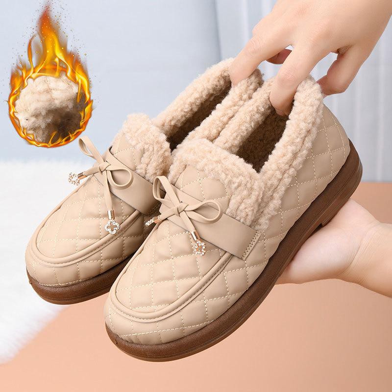 

Зимние женские водонепроницаемые повседневные плюшевые утепленные теплые короткие ботинки удобная обувь 35EU/CN36