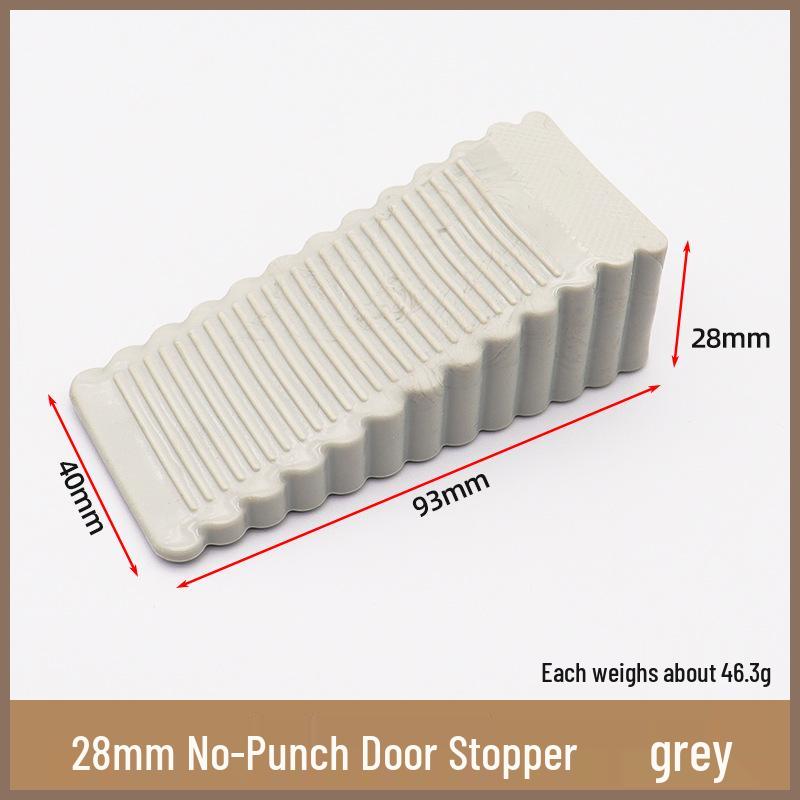 Non-Slip Anti-Collision Door Wedge: No-Punch, Anti-Pinch Safety Door Stopper for Home