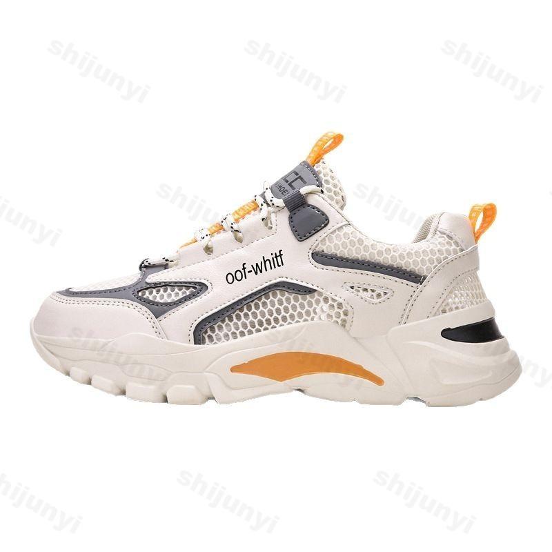 2026 Summer New Mesh Breathable Men's Casual Sports Shoes Fashi Trend Comfortable Thick Soled Shoes Low Top Platform sneakers