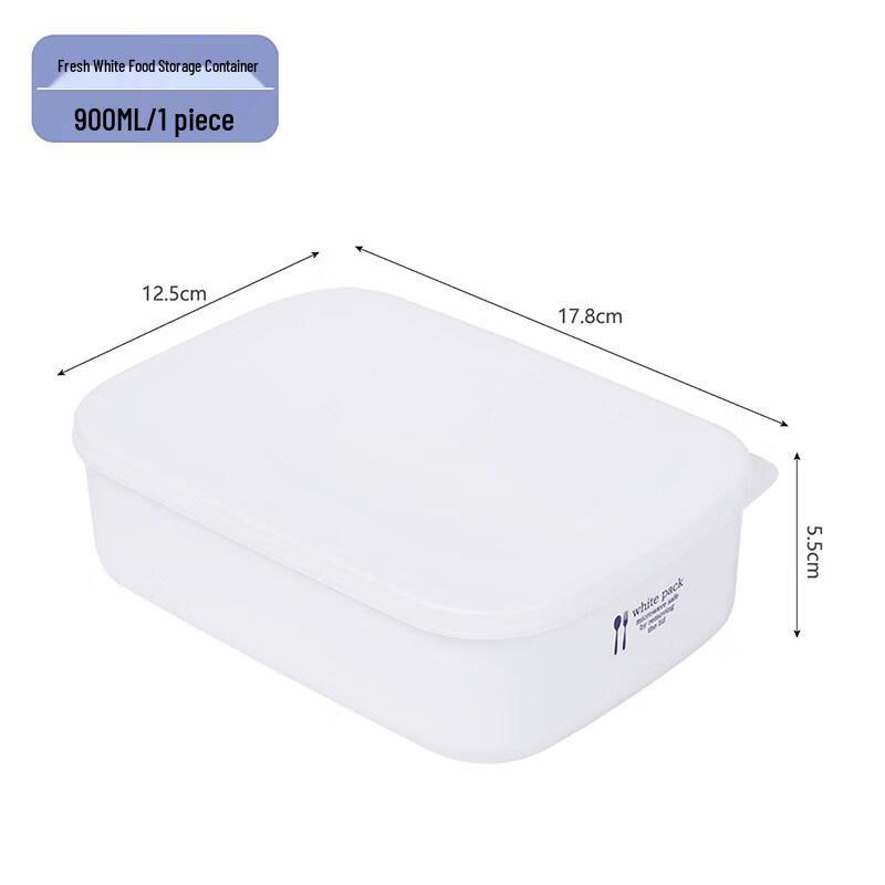 ZISIZ Japanese Imported Glass Freezer Food Storage Container