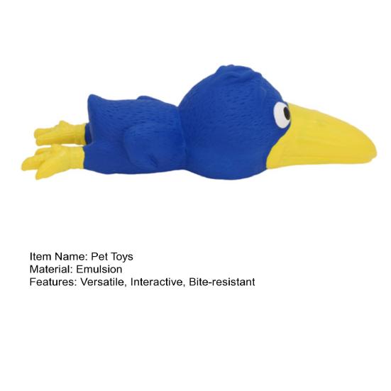 Jouet Chien Poulet à Grande Tête Jouet à Mâcher en Latex pour Mâcheurs Agressifs Siffleur Résistant aux Morsures Amusant Interactif pour Chiens Moyens et Grands