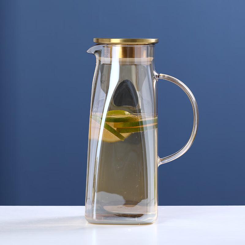Luxury Amber High Borosilicate Glass Pitcher