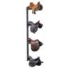 Wall Mount Saddle Rack Four Tiers Western & English Horse Saddle Holder