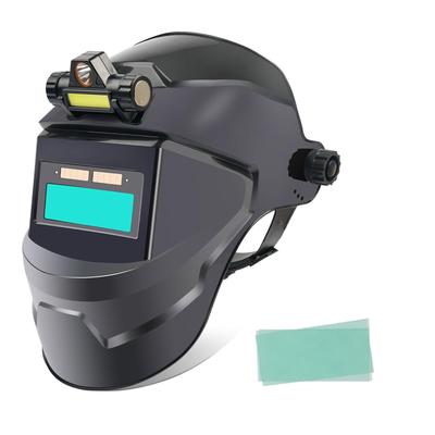 PC-Schweißmasken, automatische variable Lichteinstellung, große Sicht, automatisch verdunkelnde Schweißmaske für Lichtbogenschweißen, Schleifen, Schneiden