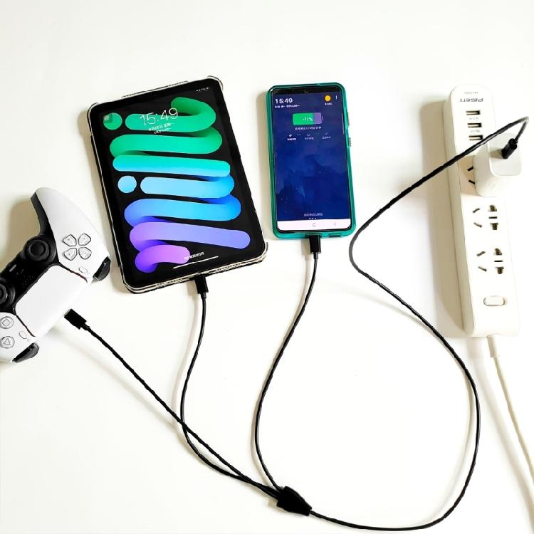 USB C Multi Charging Cable USB C Multi Cable 3 in 1 Charging Cord Adapter