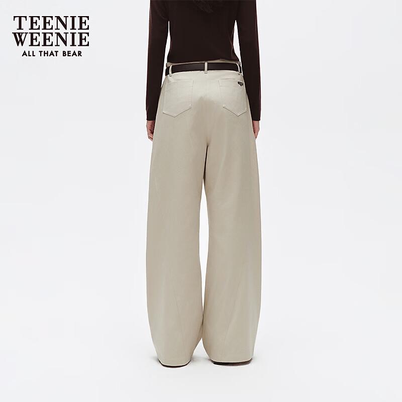 Teenie Weenie Women's High-Waisted Pleated Cocoon Trousers