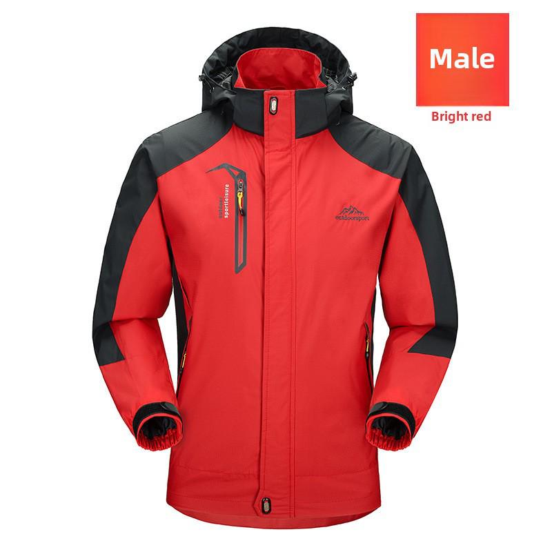 Thin Outdoor Windbreaker Jacket with Logo – Ideal for Spring & Autumn Sports or Workwear