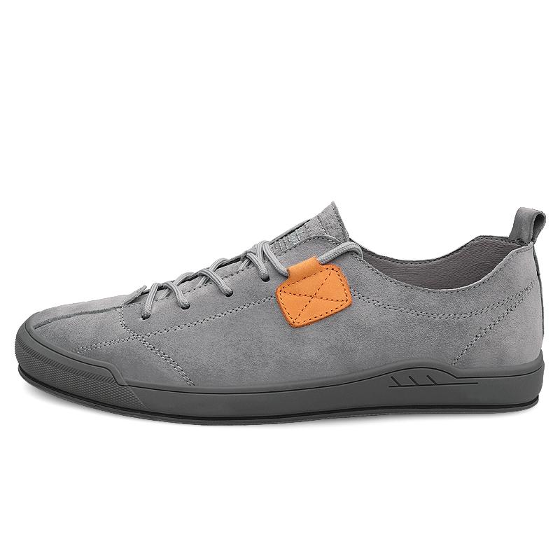 Nové kožené školní boty Pánské semišové boty Venkovní Ležérní Pohodlné tenisky Měkké Všestranné plátěnky Vulkanizované baleríny