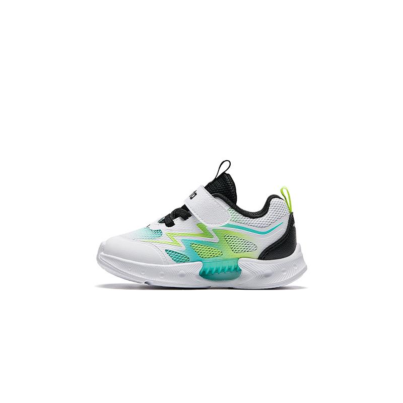 Anta Kids Wind Chaser 7.0 Trendy Fashion Comfortable Versatile Lightweight Velcro Non-Slip Kickback Breathable Low-Top Walking Shoes 312520003