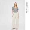 ELLASSAY Women's Relaxed Wide-Leg Trousers