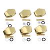 6Pcs Guitar Tuning Peg Buttons Metal Stable Universal Tuner Buttons Replacement for Acoustic