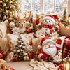 45x45cm Throw Pillow Covers Detachable Soft Christmas Themed Pillow Case  Home Indoor