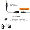 DC5521 Female To 5525 Male Adapter Cable for Xiaomi Ninebot Balance Scooter