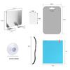 Big Size Acrylic Mirror for Bathroom Shower Unbreakable Fogless Fog Free Travel Size Washroom Accessory Shaving Mirror