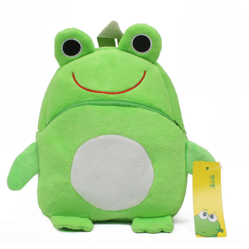 3D Fashion Children School Bags Cartoon Print Plush Kids Backpack Kindergarten Boys And Girls School Bags Mini Backpack Book Bag