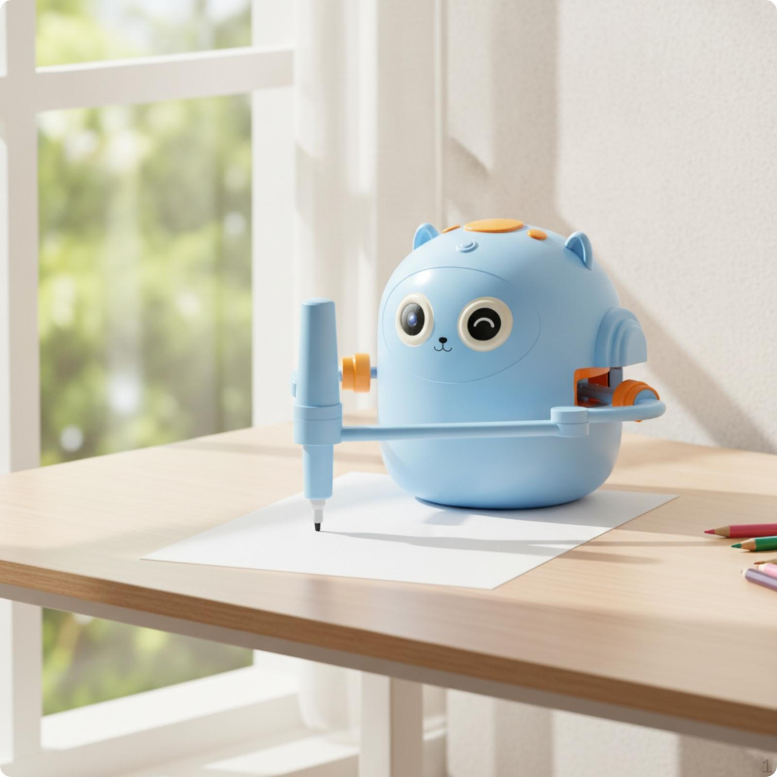 Drawing Robot Intelligent Sketching Learning Machine for Kids, Young Children,
