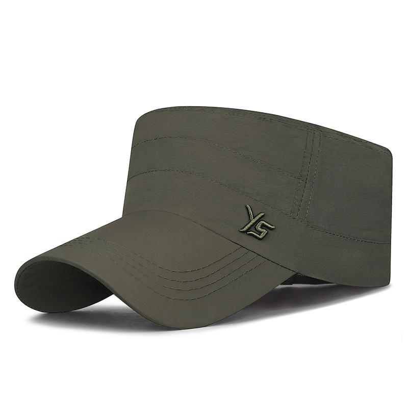 

Весна Лето Солнцезащитный Козырек Солнцезащитный Быстросохнущий Плоский Кепка Для Отдыха Мужчин Путешествия Рыбалки Солнцезащитная Кепка армия зеленый