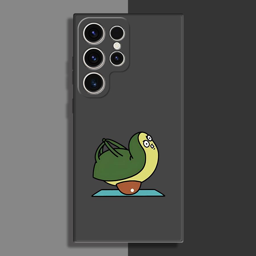 Unique Avocado Phone Case for Samsung Galaxy S25 S24 23 S22 Plus S21 S20 Ultra S20 S24 S23 S21 FE Cover