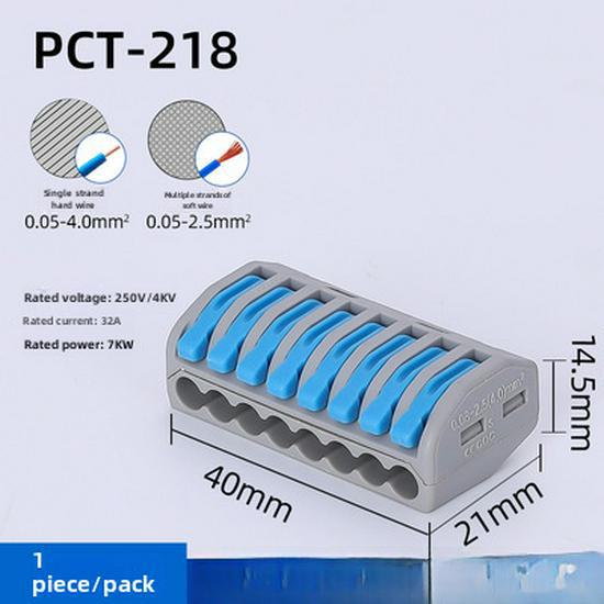 Blocuri Conector Rapid pentru Cabluri PC-212/213/214/215/218 - Portocaliu/Albastru