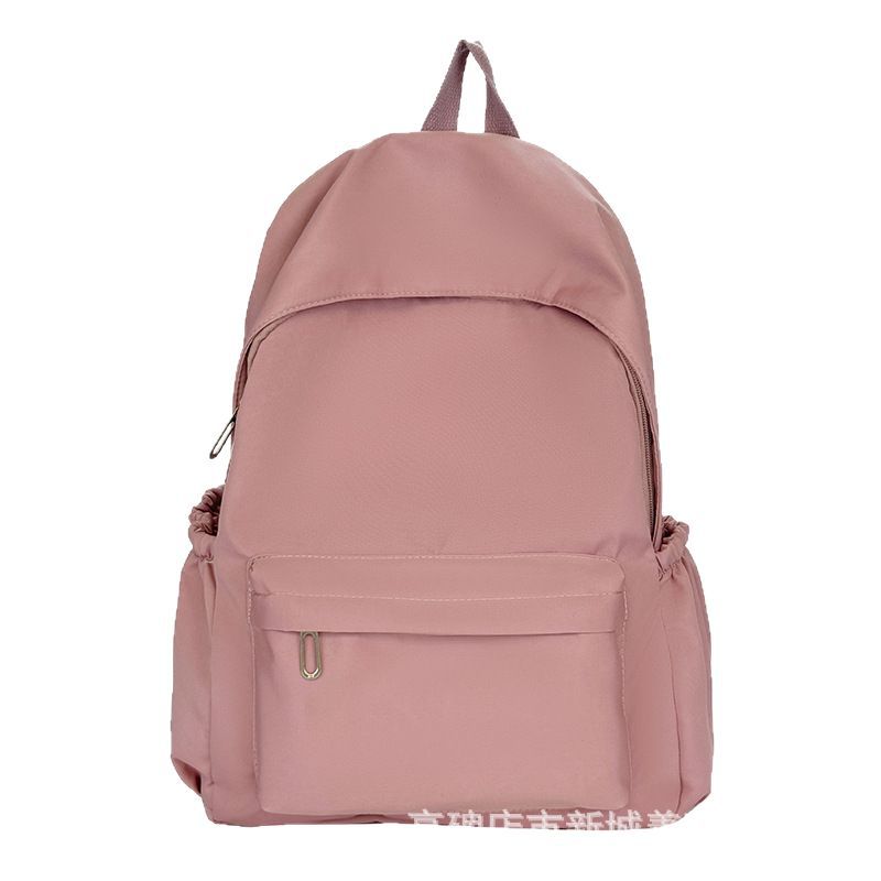 Schoolbag Japanese leisure large capacity ins wind travel backpack new trendy Korean version solid color simple student backpack