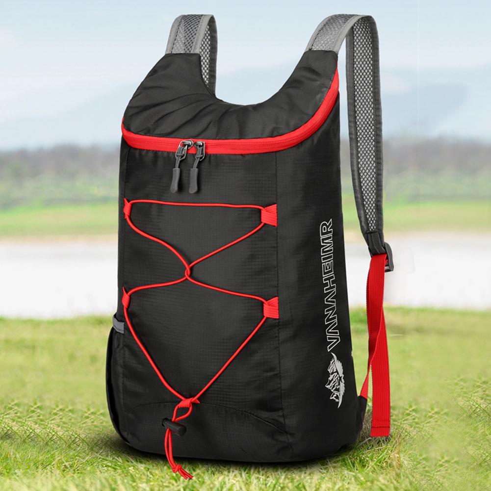 10L Foldable Outdoor Hiking Bag Lightweight Portable Backpack Waterproof Folding Ultralight Pack for Women Men Travel Sports Bag
