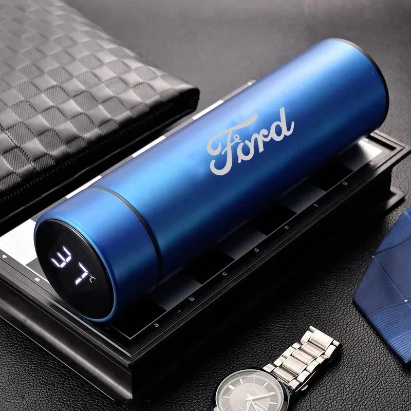 

Автомобильная наклейка для Ford Focus Fiesta Fusion Explorer Edge Kuga Mondeo Ecosport Ranger Автомобиль 500 мл Интеллектуальный дисплей температуры Ins