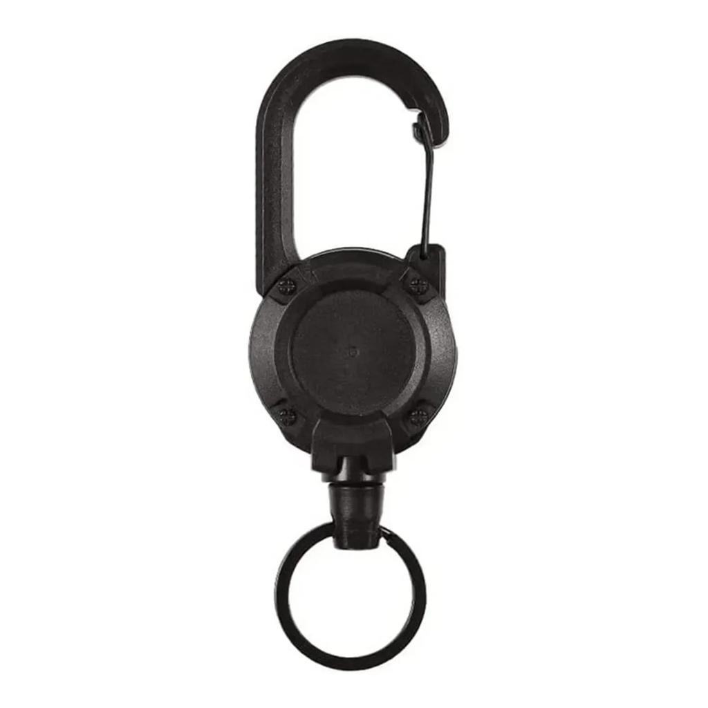 Automatic Retractable Wire Rope Luya Anti-theft Tactical Keychain Telescopic Belt Keyring Outdoor Carabiner Hook Backpack Buckle