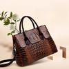 Luxe Designer Hoge Kwaliteit Leer Dames Handtas Krokodillenpatroon Dames Messenger Bags Klassieke Schoudertas