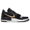 New JORDAN Legacy 312 Low Black Metallic Gold CD7069-071