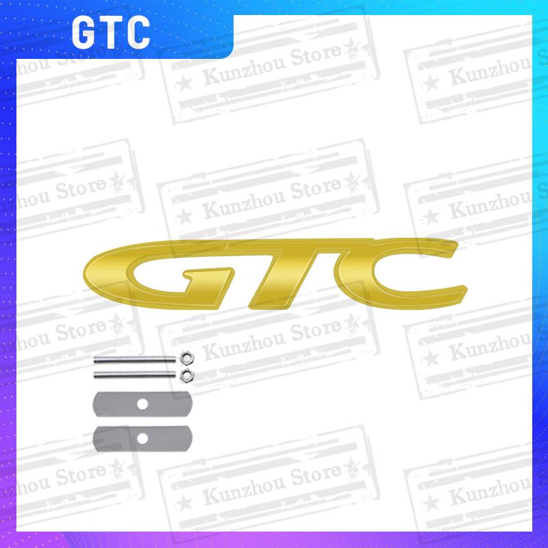 1PCS Metal GTC Logo For Opel Zafira Mokka Meriva Insignia Corsa Astra Adam Vauxhall Emblem Car Front Grille Rear Trunk Sticker rz3