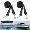 Bimini Top Hardware Marine Awning Webbing Straps with Stainless Steel Snap Loop