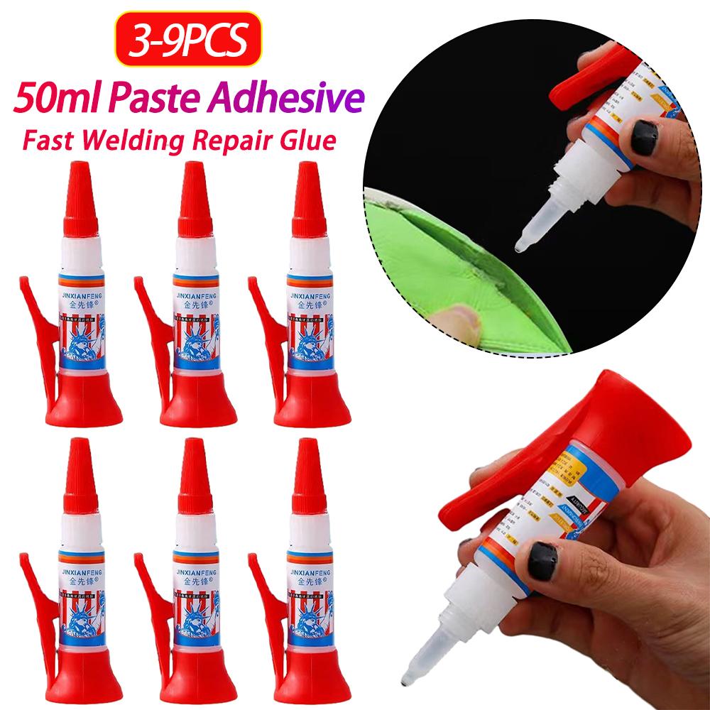 50ml Paste Adhesive Powerful Welding Repair Glue Fast Liquid Metal Welding Filler Versatile for Metal Wood Leather Porcelain