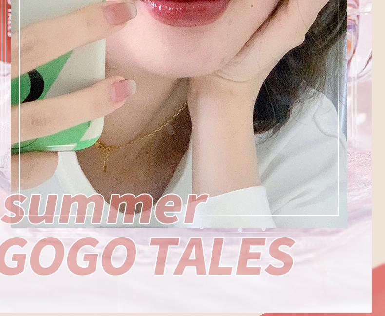 Gogotales Gogo Dance Transparenter Lipgloss - Feuchtigkeitsspendend, Spiegelglanz, Süßes Finish